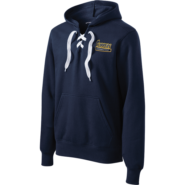 CT Clippers Lace Up Pullover Hooded Sweatshirt