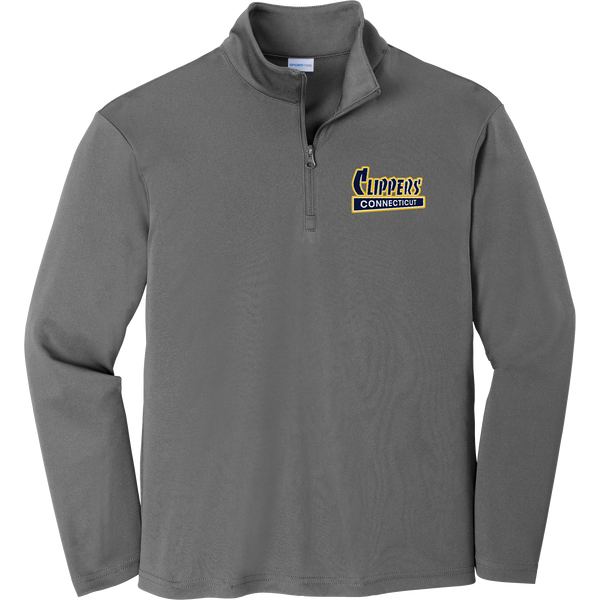 CT Clippers Youth PosiCharge Competitor 1/4-Zip Pullover