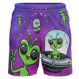 Allegheny Badgers Alien Youth Workout Wear Shorts