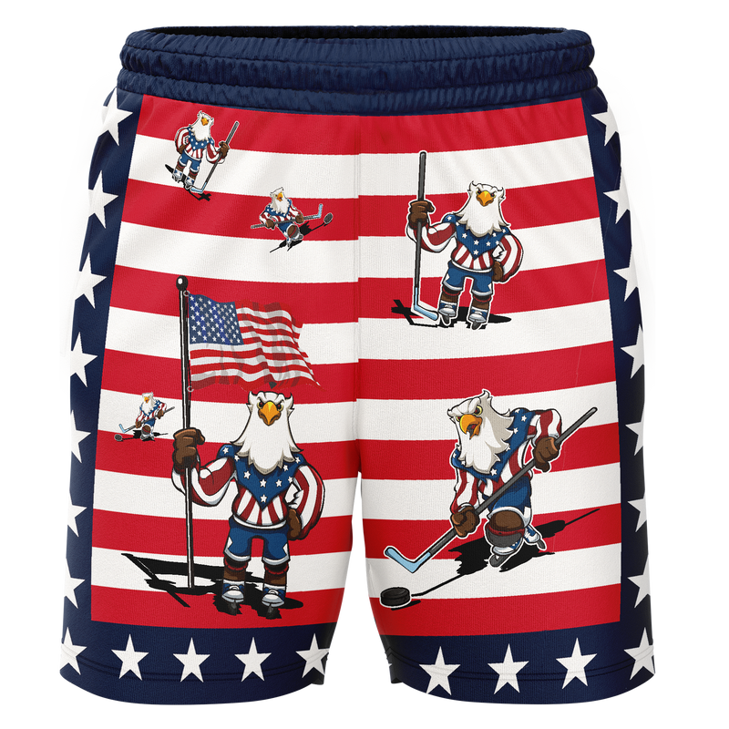 Allegheny Badgers American Eagle Youth Workout Wear Shorts