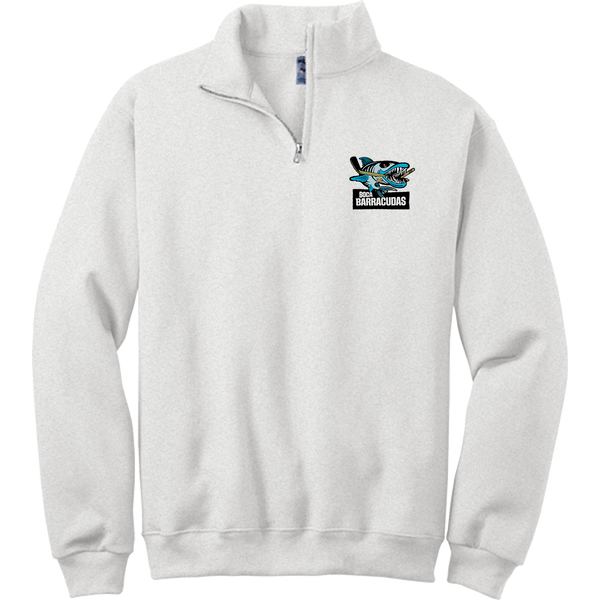 Boca Barracudas NuBlend 1/4-Zip Cadet Collar Sweatshirt