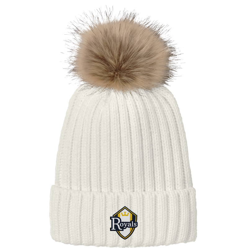 Royals Hockey Club Faux Fur Pom Beanie
