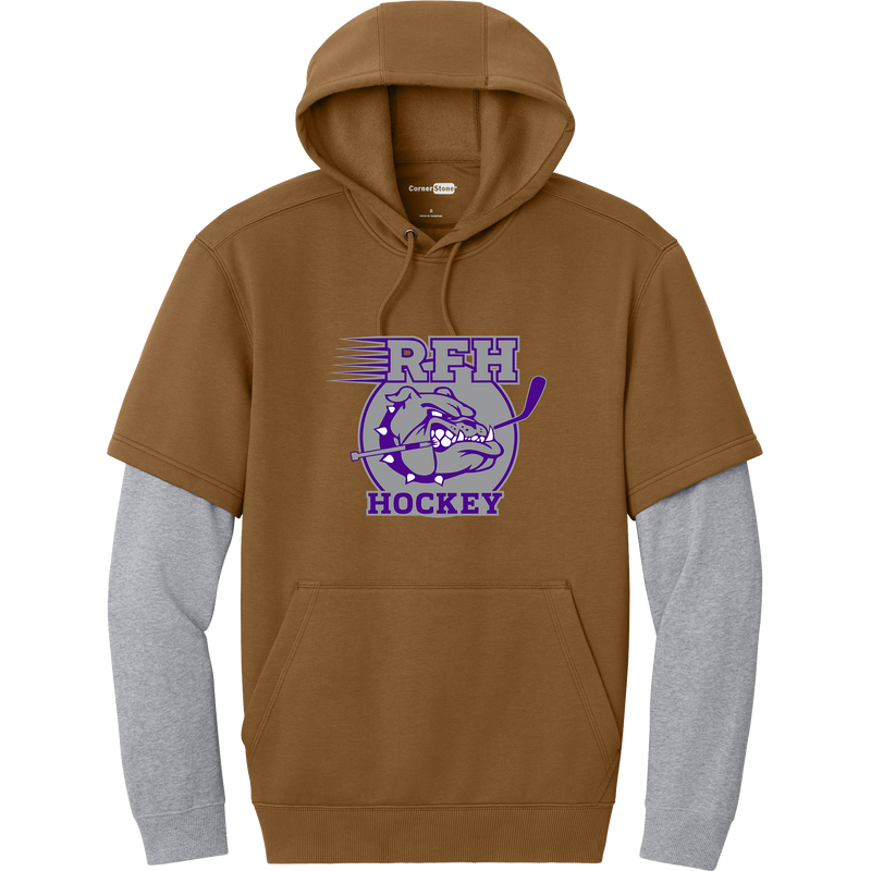 Rumson-Fair Haven Tough Fleece Layered Hoodie