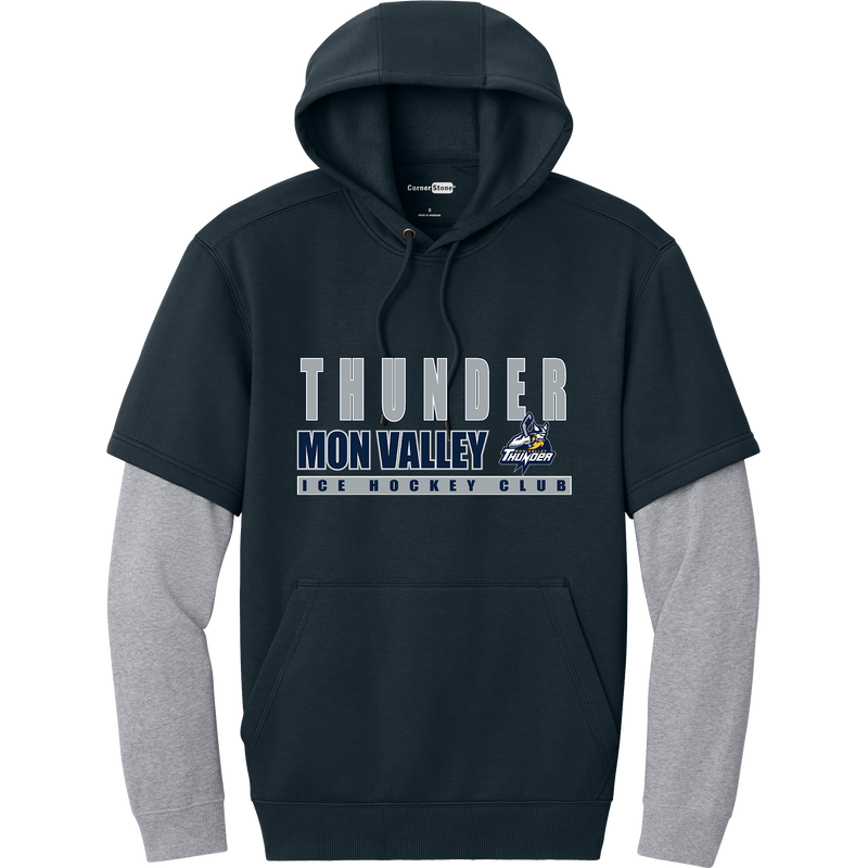 Mon Valley Thunder Tough Fleece Layered Hoodie