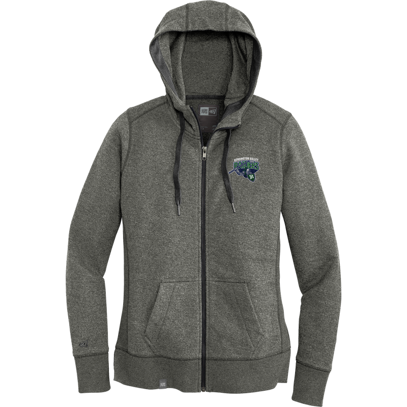 Kensington Valley Raiders New Era Ladies French Terry Full-Zip Hoodie