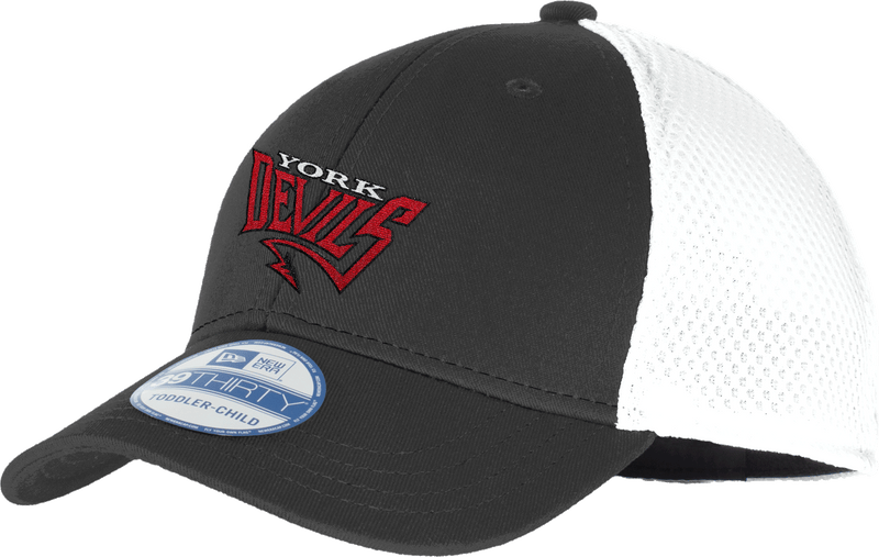 York Devils New Era Youth Stretch Mesh Cap