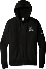 Atlanta Madhatters Nike Club Fleece Sleeve Swoosh Full-Zip Hoodie