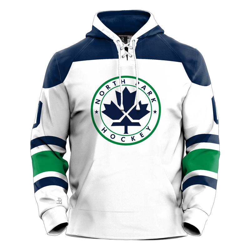 North Park Hockey Youth Sublimated Retro Hoodie