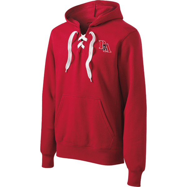 Benet Hockey Lace Up Pullover Hooded Sweatshirt