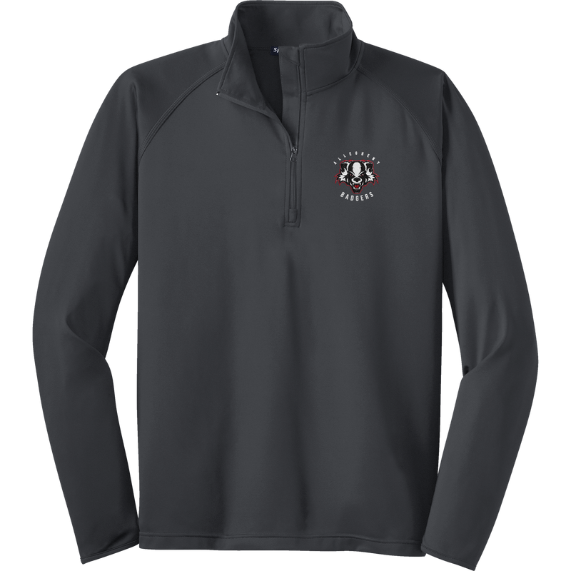 Scary Badgers Sport-Wick Stretch 1/4-Zip Pullover