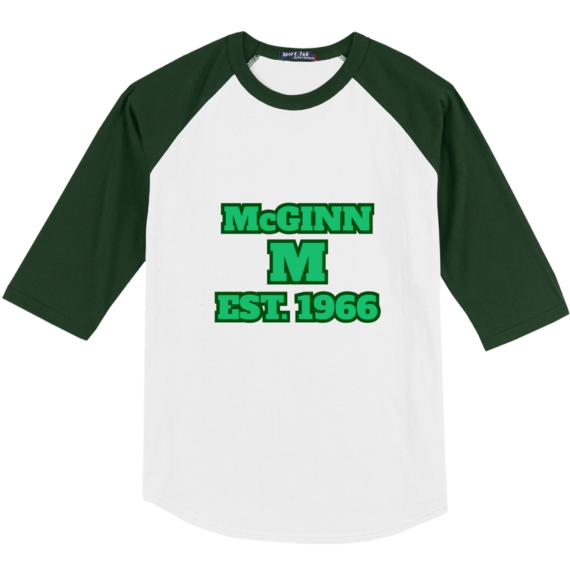 McGinn Elementary 'Varsity Block' Sport-Tek Colorblock Raglan Jersey