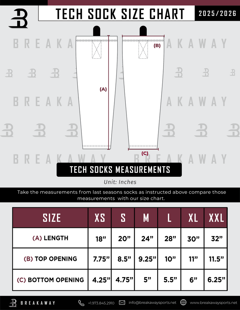 Jersey Shore Whalers Sublimated Tech Socks