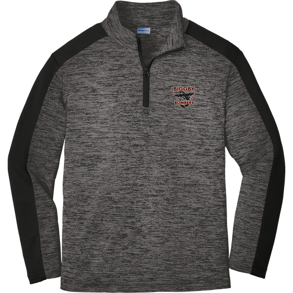 Chelsea Chiefs Youth PosiCharge Electric Heather Colorblock 1/4-Zip Pullover